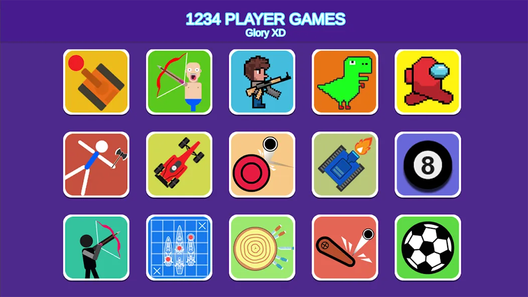 Скачать 1234 Player Mini Game [MOD: много монет и разблокированы уровни] на телефон — скриншот 1