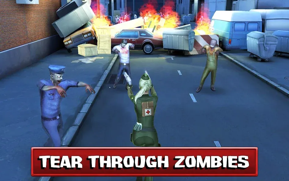Скачать взлом Dead Route: Zombie Apocalypse [MOD: безлимитные деньги и патроны] — скриншот 2