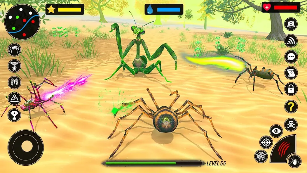 Скачать взлом Spider Simulator - Creepy Tad [MOD: безлимитная паутина и открыты все уровни] — скриншот 2