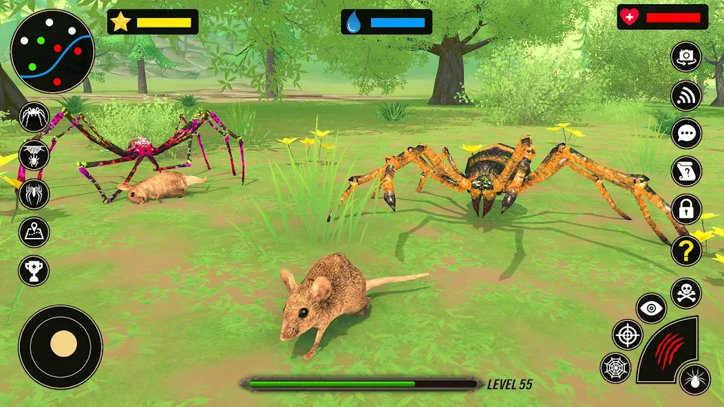 Скачать взлом Spider Simulator - Creepy Tad [MOD: безлимитная паутина и открыты все уровни] — скриншот 4