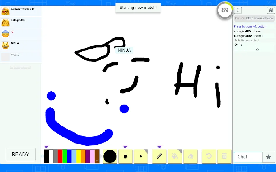Drawaria.Online - Pictionary / [MOD: рисование без ограничений и рекламы] — Скачать бесплатно (APK) — скриншот 5