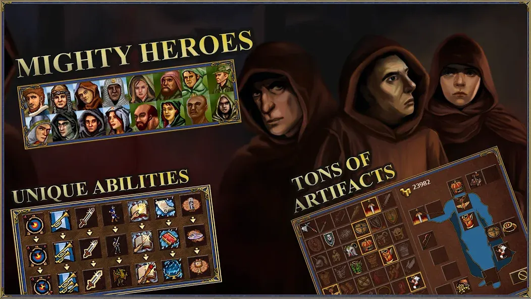 Скачать Heroes 3 of Might: Magic TD [MOD: безлимитные ресурсы и усиленные герои] — скриншот 4
