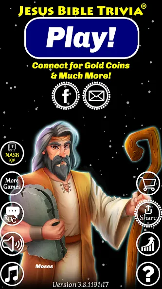 Jesus Bible Trivia Games Quiz [MOD: открыты все библейские викторины] на Андроид — скриншот 1