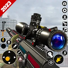 Скачать Sniper Gun Shooting game [MOD: безлимитные патроны и точная стрельба]