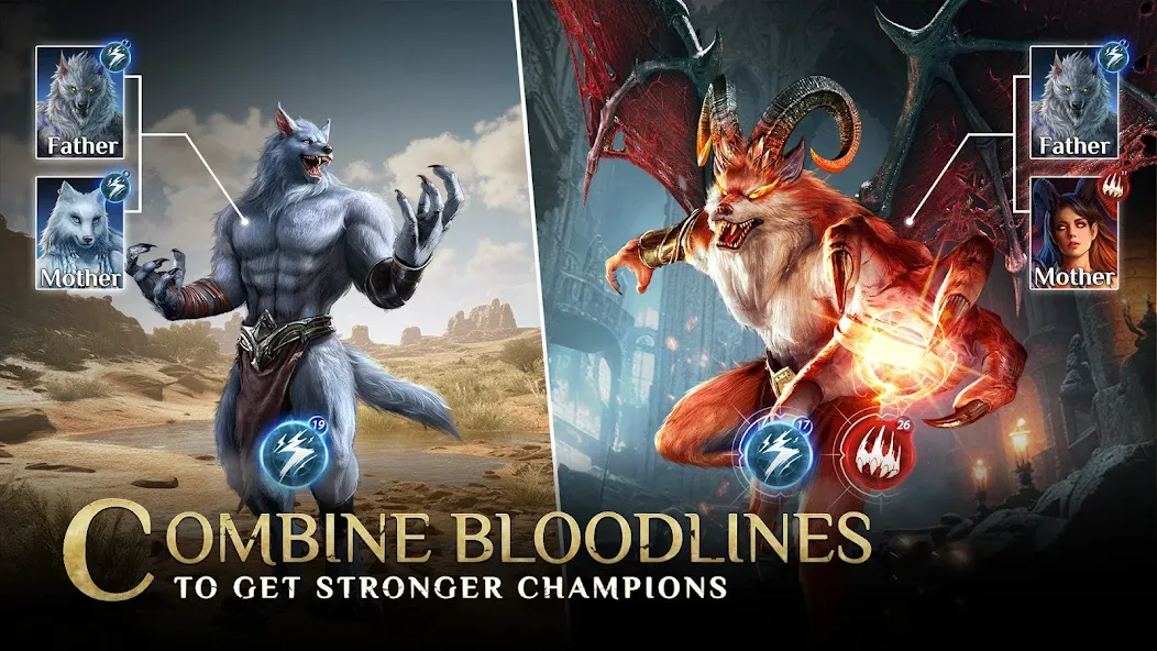 Bloodline: Heroes of Lithas [MOD: безлимитные ресурсы и мощные герои] — Скачать бесплатно (APK) — скриншот 1