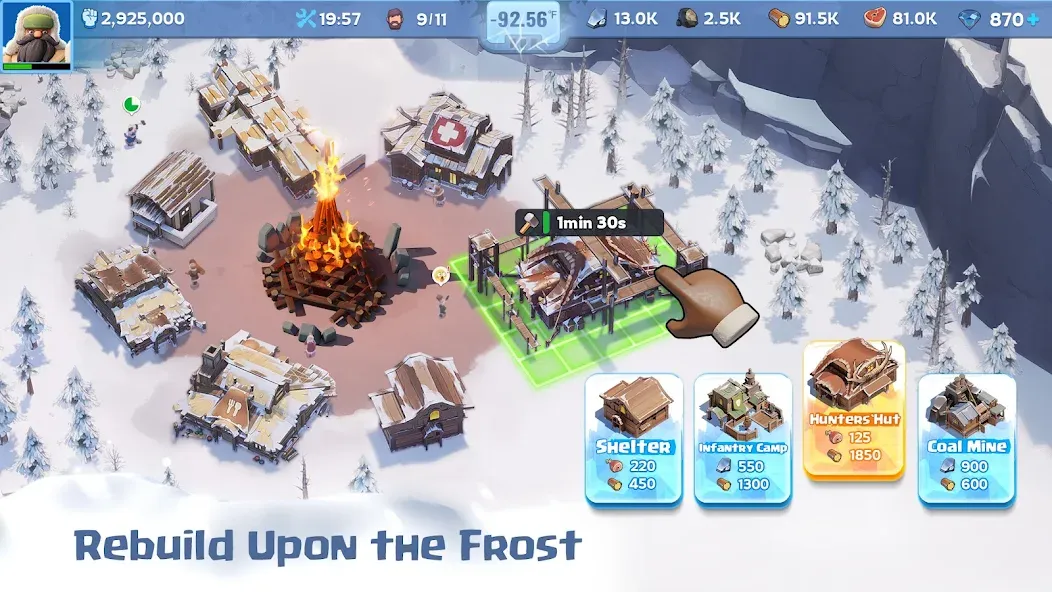 Whiteout Survival [MOD: безлимитные ресурсы и ускоренное строительство] — Скачать бесплатно (APK) — скриншот 3