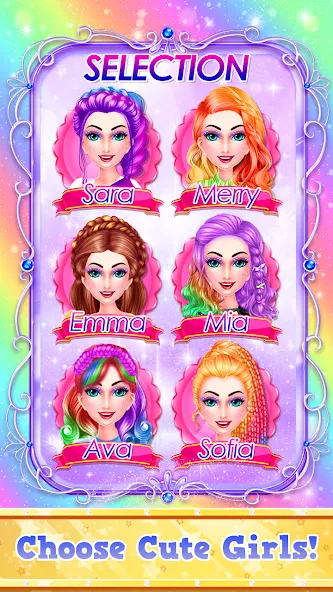 Fashion Braid Hairstyles Salon [MOD: безлимитные деньги и все прически открыты] на Андроид — скриншот 2