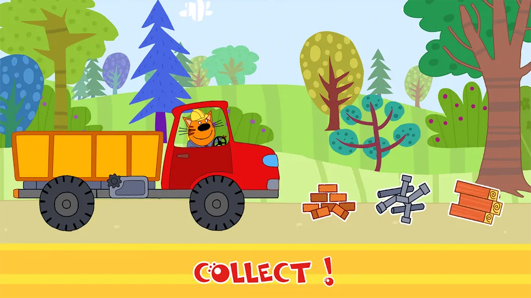 Kid-E-Cats Cars, Build a house [MOD: безлимитные деньги и все машины] (Бесплатно / APK) — скриншот 4