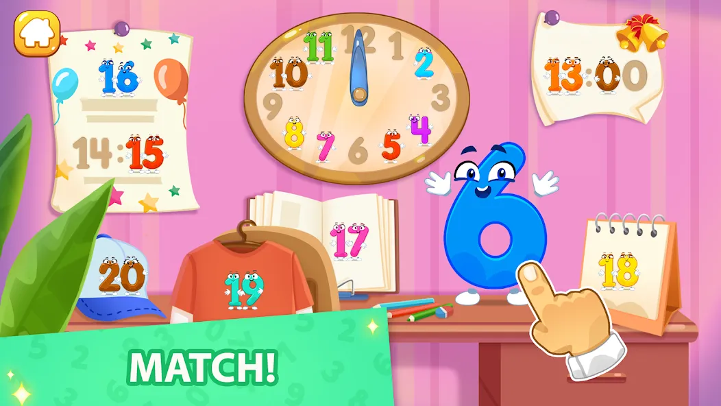 Numbers for kid Learn to count [MOD: разблокированы все задания и режимы] (Бесплатно / APK) — скриншот 3
