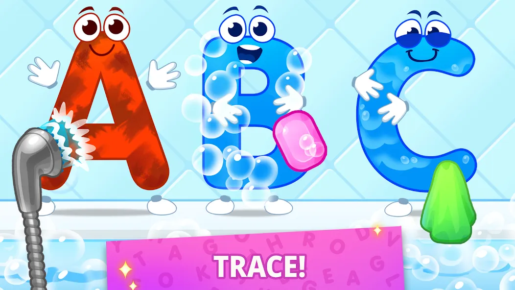 Скачать ABC kids! Alphabet, letters [MOD: все буквы и уровни открыты] — скриншот 1