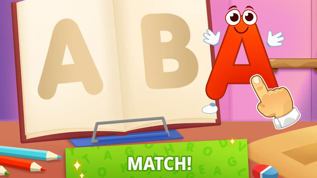 Скачать ABC kids! Alphabet, letters [MOD: все буквы и уровни открыты] — скриншот 2