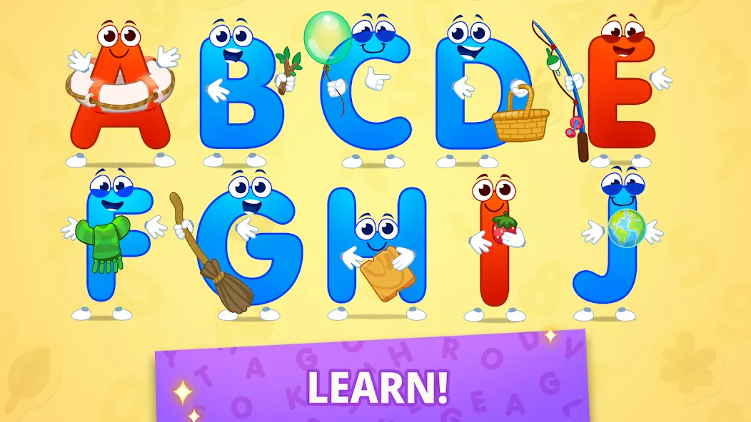 Скачать ABC kids! Alphabet, letters [MOD: все буквы и уровни открыты] — скриншот 3