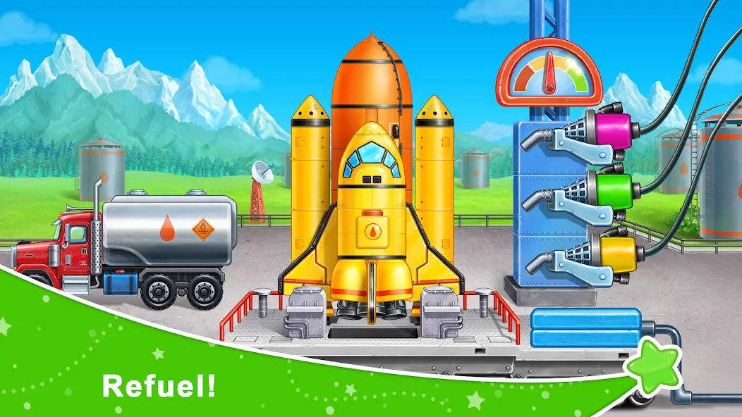 Rocket 4 space games Spaceship [MOD: бесконечное топливо и открытые уровни] последняя версия — скриншот 2