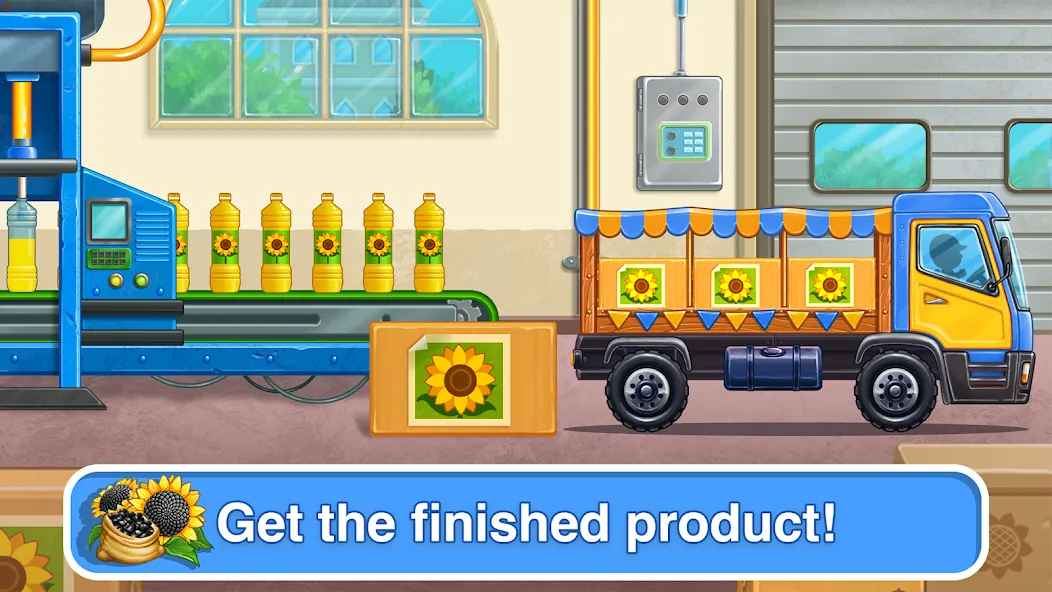 Tractor, car: kids farm games [MOD: безлимитные монеты и все тракторы открыты] последняя версия — скриншот 4