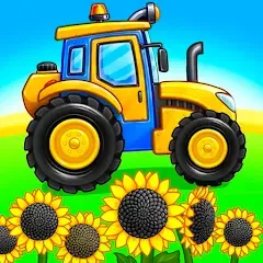 Tractor, car: kids farm games [MOD: безлимитные монеты и все тракторы открыты] последняя версия