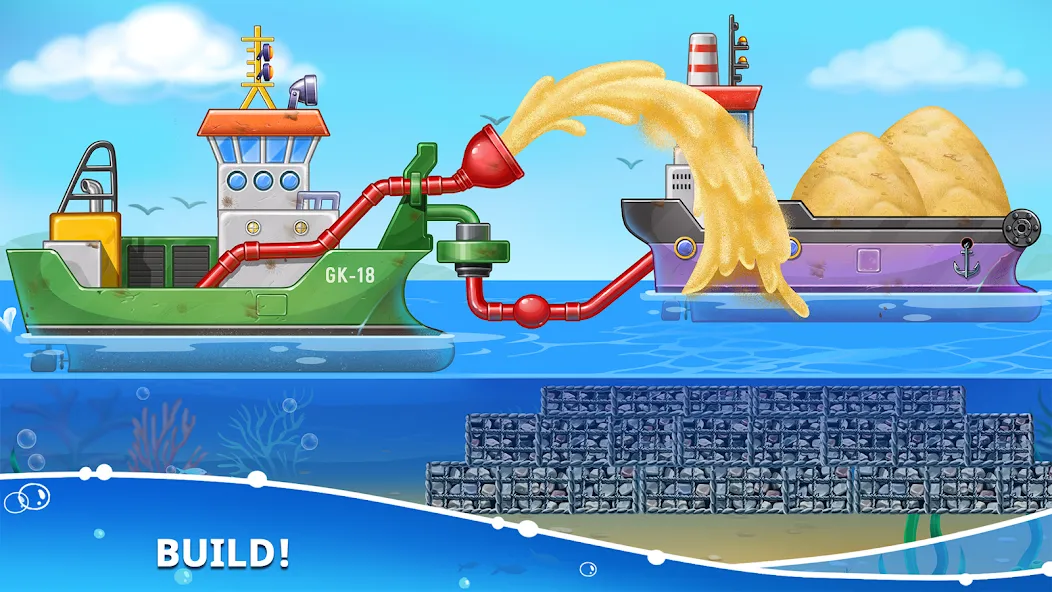 Скачать взлом Island building! Build a house [MOD: безлимитные ресурсы и открыты острова] — скриншот 4