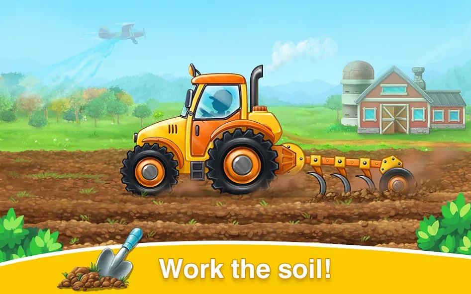 Скачать Farm land & Harvest Kids Games [MOD: без рекламы и все уровни открыты] на телефон — скриншот 2