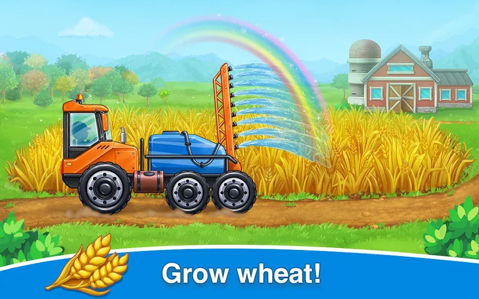 Скачать Farm land & Harvest Kids Games [MOD: без рекламы и все уровни открыты] на телефон — скриншот 3