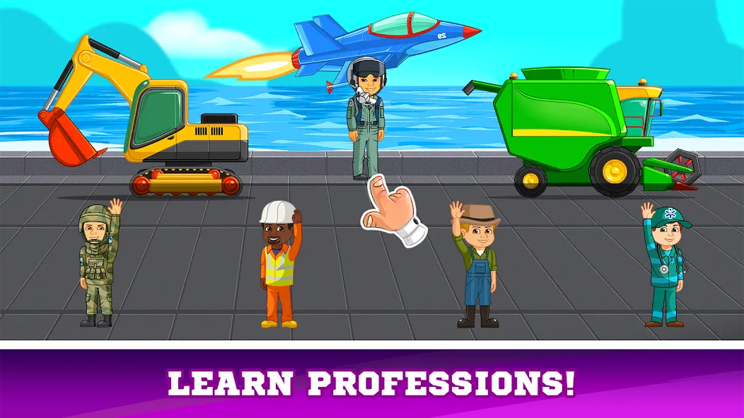 Kids Cars Games build a truck [MOD: безлимитные деньги и все машины открыты] — Скачать бесплатно (APK) — скриншот 5