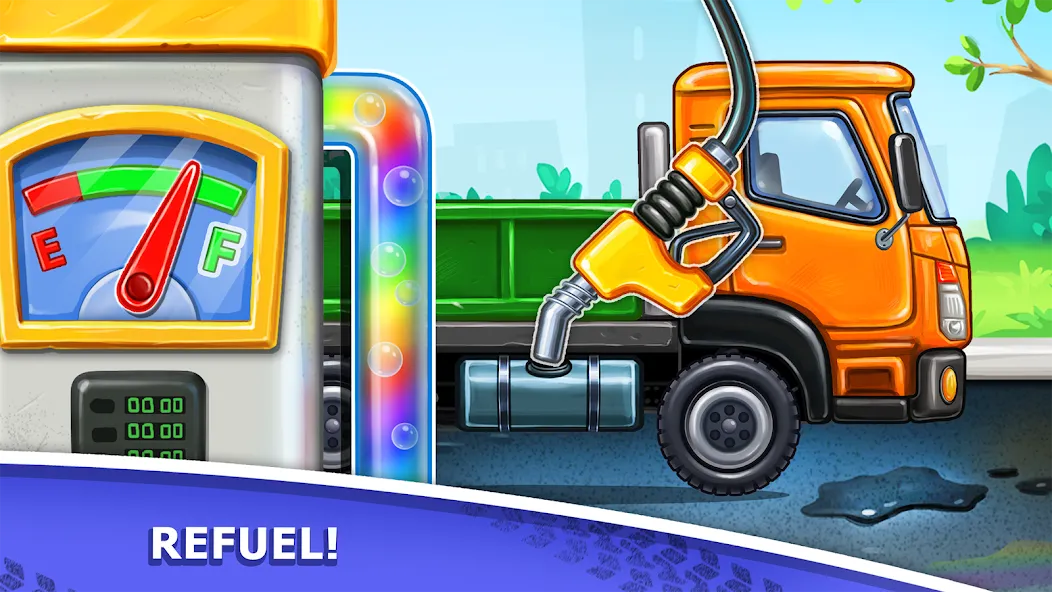 Взломанная Truck games - build a house [MOD: безлимитные деньги и ресурсы] на Андроид — скриншот 2