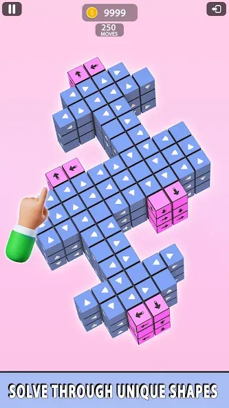 Взломанная Tap Away: Puzzle Games [MOD: без рекламы и все уровни открыты] на Андроид — скриншот 4