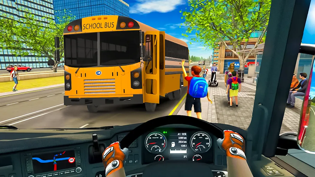 School Bus Transport Simulator [MOD: безлимитные деньги и все автобусы] — Скачать бесплатно (APK) — скриншот 2