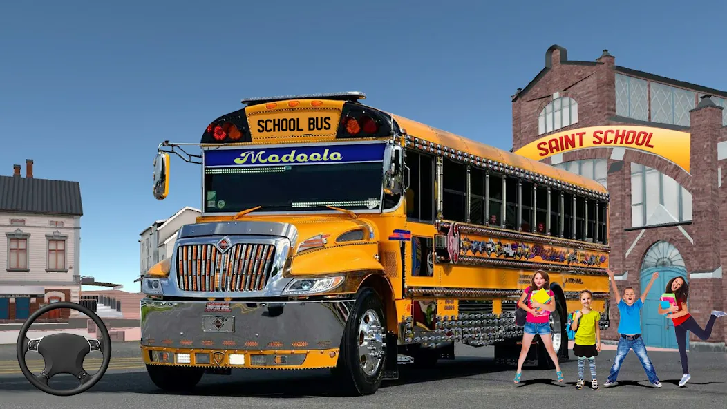 School Bus Transport Simulator [MOD: безлимитные деньги и все автобусы] — Скачать бесплатно (APK) — скриншот 5