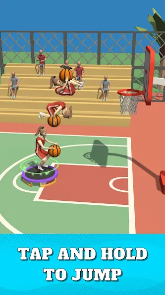 Dunk Team [MOD: безлимитные деньги и усиленная команда] — Скачать бесплатно (APK) — скриншот 1