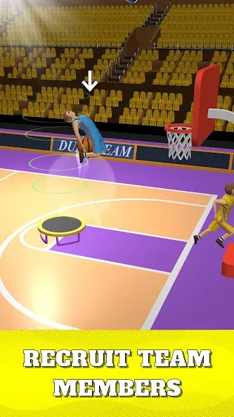 Dunk Team [MOD: безлимитные деньги и усиленная команда] — Скачать бесплатно (APK) — скриншот 4