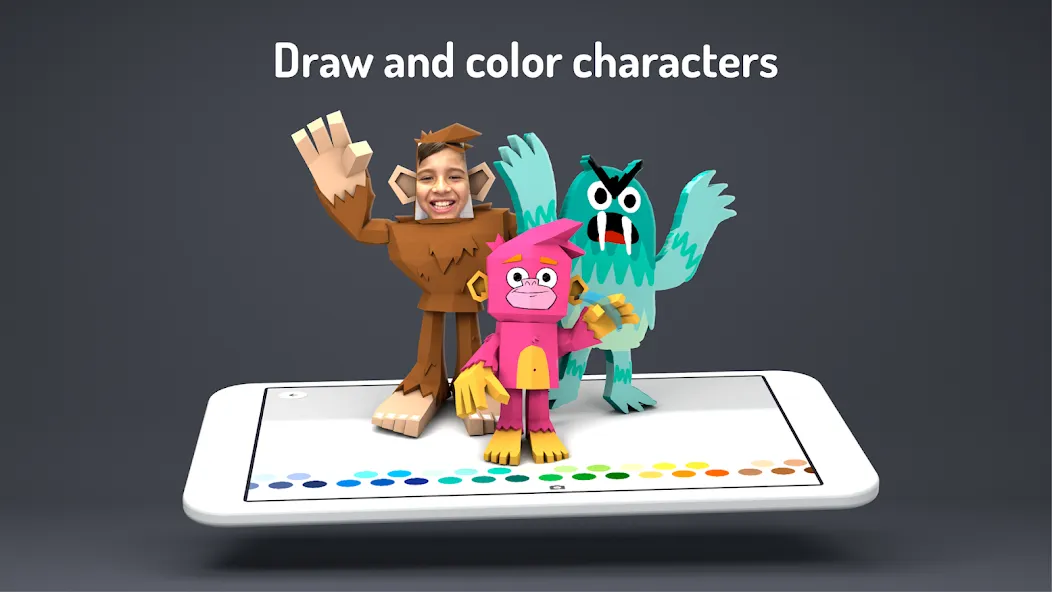 Toontastic 3D [MOD: все персонажи и сцены открыты] — Скачать бесплатно (APK) — скриншот 4