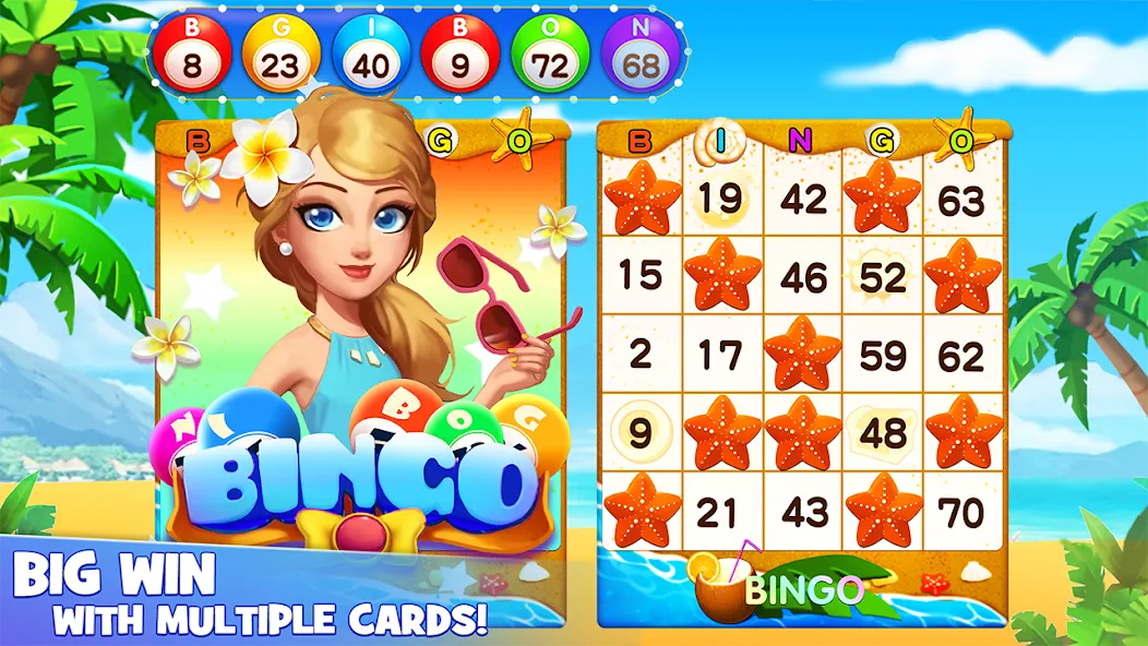 Bingo Lucky: Play Bingo Games [MOD: безлимитные монеты и бонусы] (Бесплатно / APK) — скриншот 1