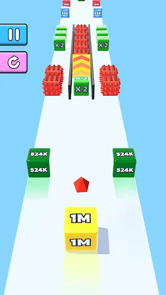 Jelly Run 2048 [MOD: безлимитные монеты и все уровни] (Бесплатно / APK) — скриншот 3