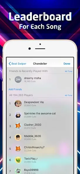 Beat Swiper [MOD: без рекламы и все песни открыты] последняя версия — скриншот 5