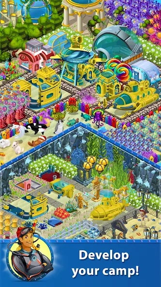 Treasure Diving [MOD: безлимитные сокровища и кислород] на Андроид — скриншот 5