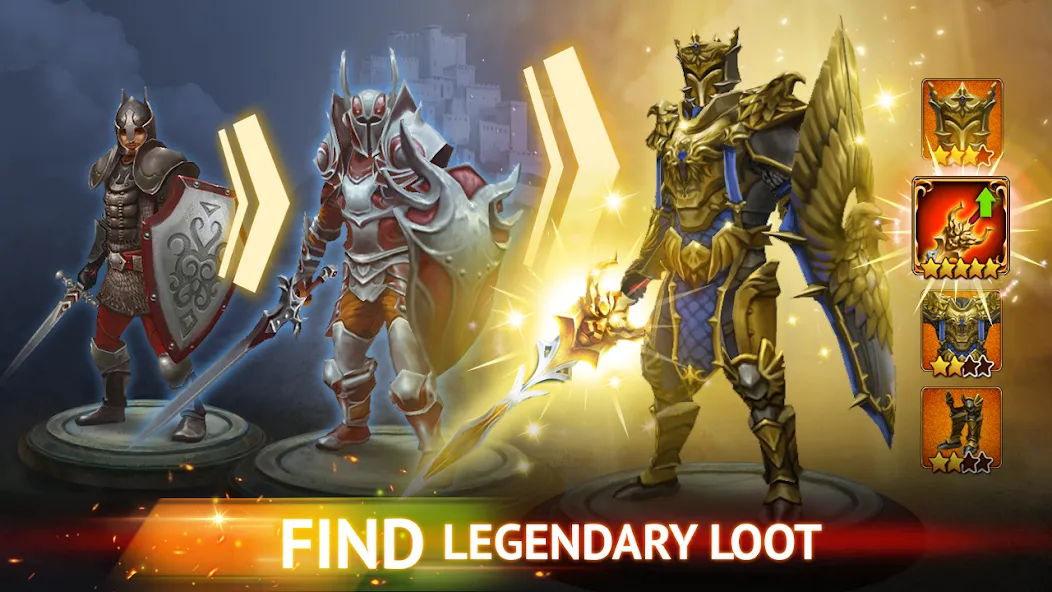 Guild of Heroes: Adventure RPG [MOD: безлимитные ресурсы и мощное снаряжение] — Скачать бесплатно (APK) — скриншот 4