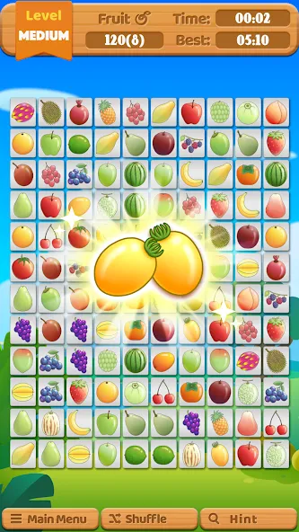 Скачать взлом Fruit Connect [MOD: много жизней и подсказок] — скриншот 3