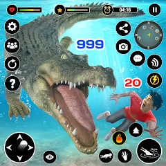 Animal Crocodile Attack Sim [MOD: много денег и без рекламы] — Скачать бесплатно (APK)