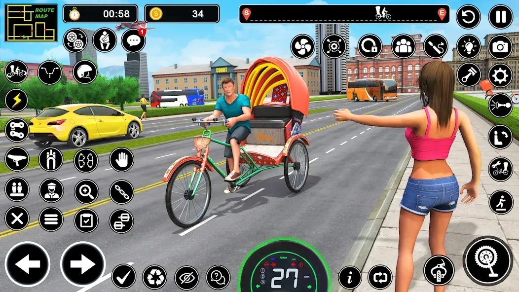 BMX Cycle Games 3D Cycle Race [MOD: безлимитные деньги и все велосипеды] последняя версия — скриншот 1