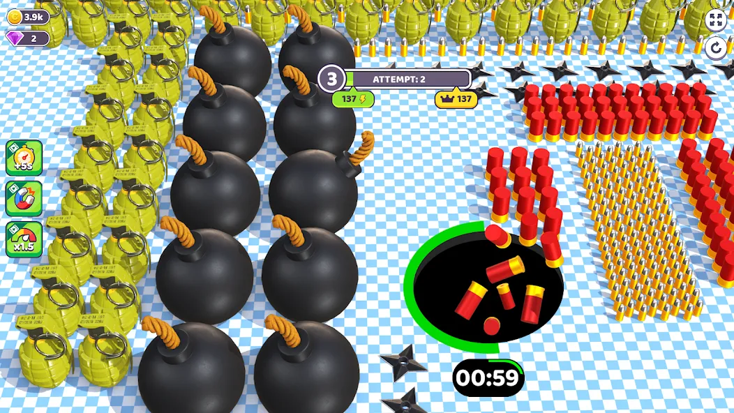 Скачать Black Hole Attack Games [MOD: безлимитные деньги и мощная атака] — скриншот 1