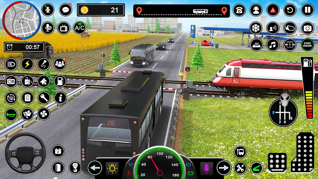 Bus Simulator - Driving Games [MOD: безлимитные деньги и топливо] на Андроид — скриншот 4