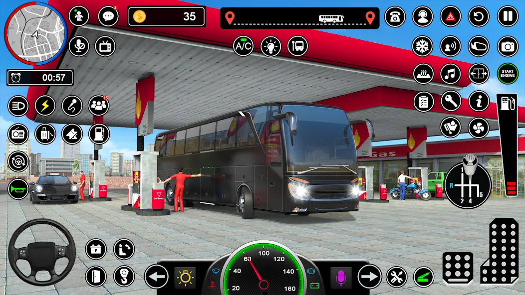 Bus Simulator - Driving Games [MOD: безлимитные деньги и топливо] на Андроид — скриншот 5