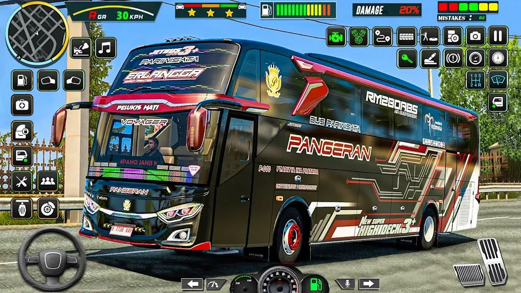Public Coach Bus Driving Game [MOD: безлимитные деньги и топливо] последняя версия — скриншот 3