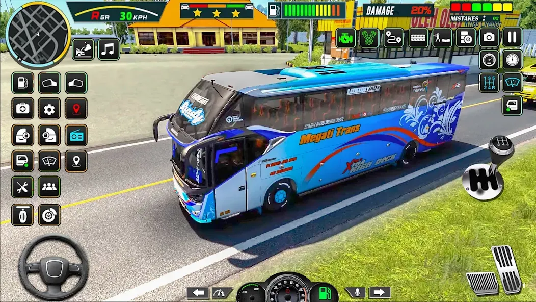 Public Coach Bus Driving Game [MOD: безлимитные деньги и топливо] последняя версия — скриншот 4