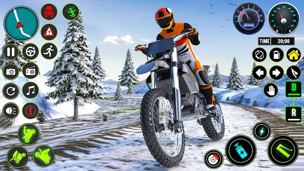 Скачать взлом GT Bike Racing Game Moto Stunt [MOD: безлимитные деньги и все мотоциклы открыты] — скриншот 3