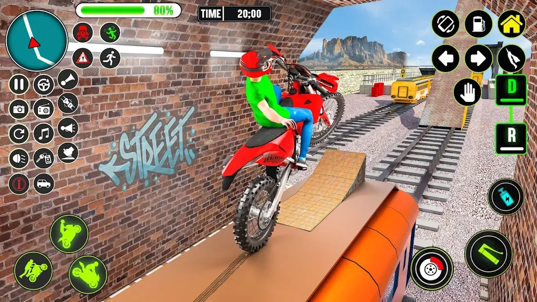 Скачать взлом GT Bike Racing Game Moto Stunt [MOD: безлимитные деньги и все мотоциклы открыты] — скриншот 5