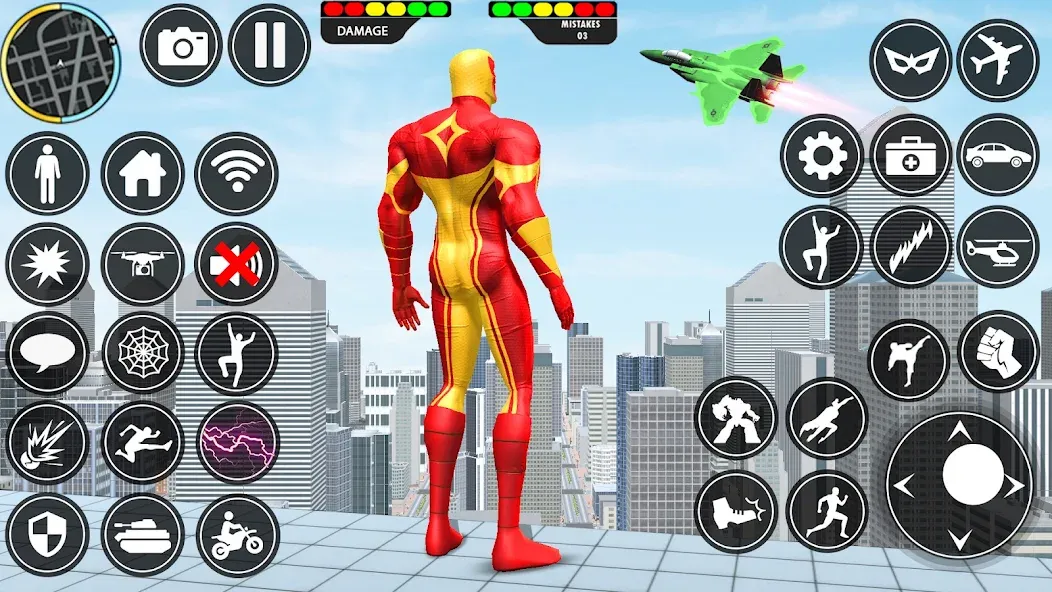 Rope Hero: Speed Hero Games [MOD: безлимитные деньги и суперскорость] последняя версия — скриншот 2