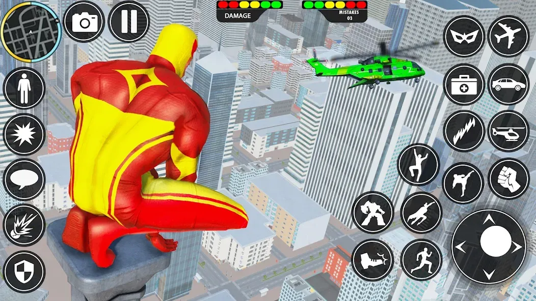 Rope Hero: Speed Hero Games [MOD: безлимитные деньги и суперскорость] последняя версия — скриншот 5