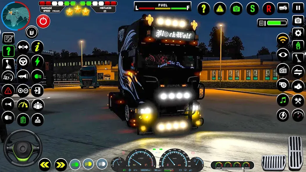 Скачать взлом Truck Driving Euro Truck Game [MOD: открыты все грузовики и трассы] — скриншот 1