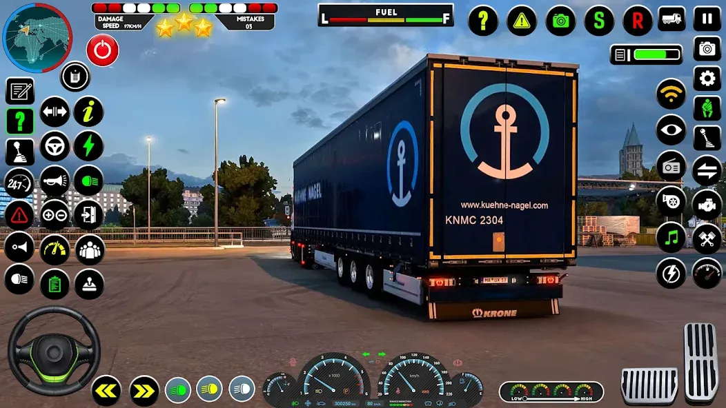 Скачать взлом Truck Driving Euro Truck Game [MOD: открыты все грузовики и трассы] — скриншот 3