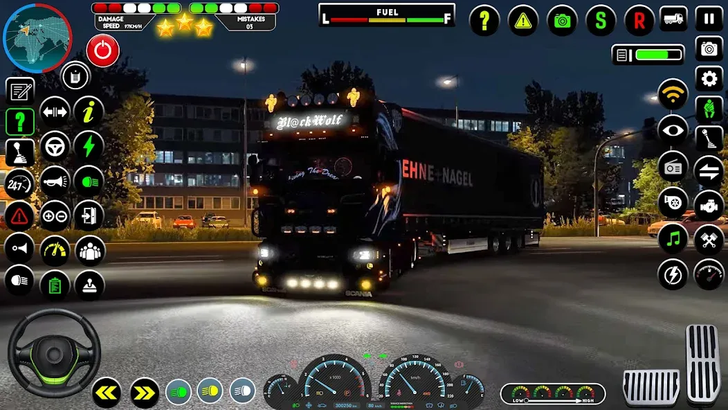 Скачать взлом Truck Driving Euro Truck Game [MOD: открыты все грузовики и трассы] — скриншот 5